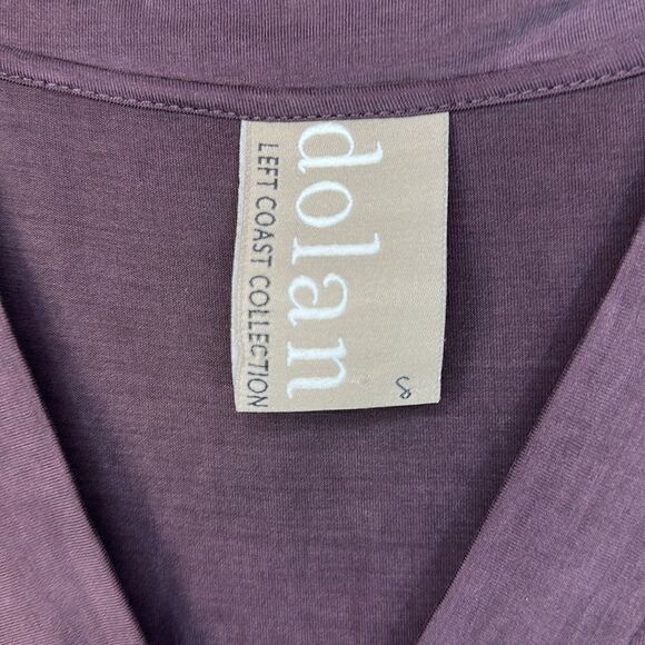 dolan Left Coast Women's Purple V-Neck Stretch Size Small Dress - Picture 2 of 6